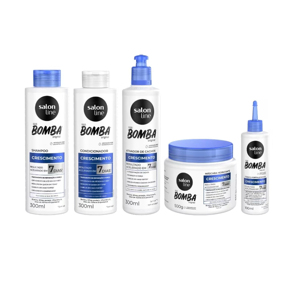 Salon Line - Kit Crescimento Capilar S.O.S. Bomba Original